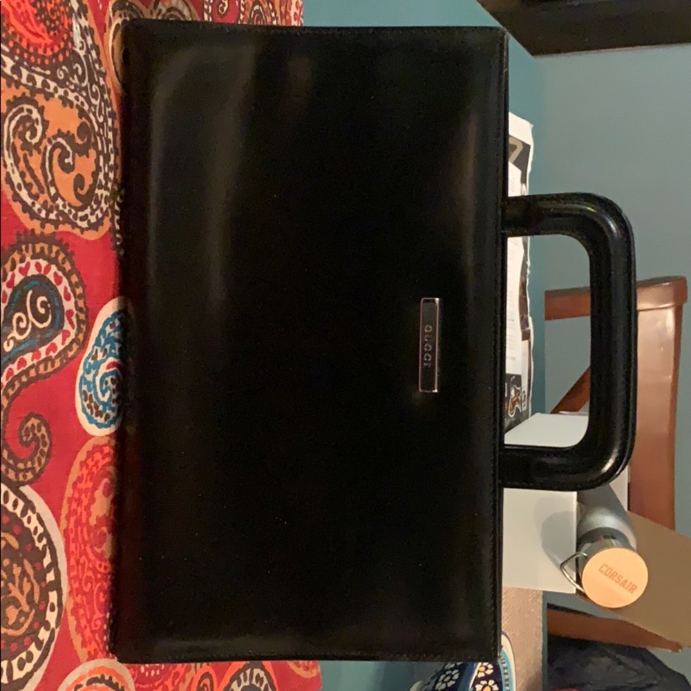 Gucci Black top handle bag